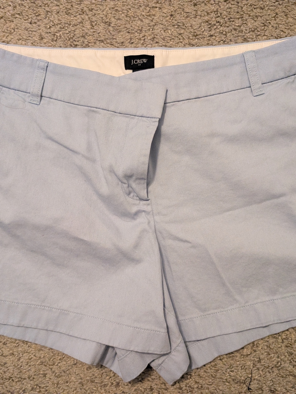 J. Crew Pale Blue Women's Chino Shorts